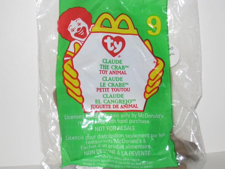 1999 McDonalds - #9 Claude - Teenie Beanie
